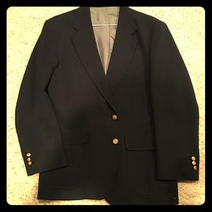 Stafford Navy Blazer Gold Buttons